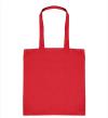 AA550 Basic Cotton Shopper Tote Bag Red colour image